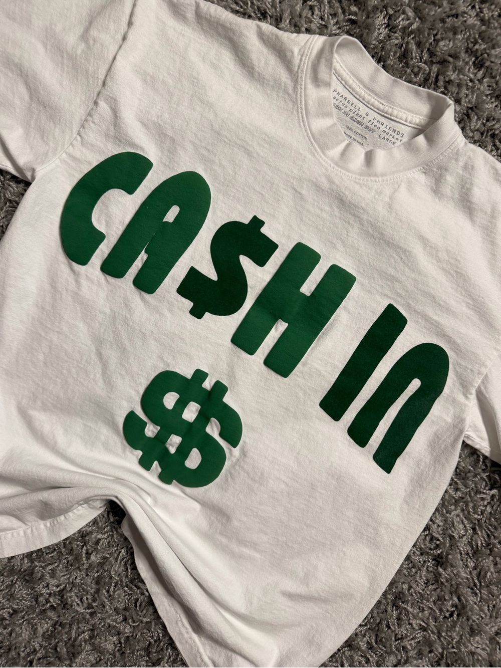 Cactus Plant Flea Market x Pharrell & Phriends "Cash In Cash Out" T-shirt